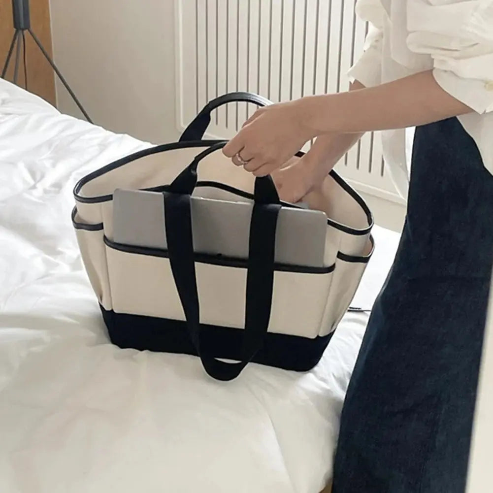 Sac à Langer Bébé - Tote Noir Mom BAGS™