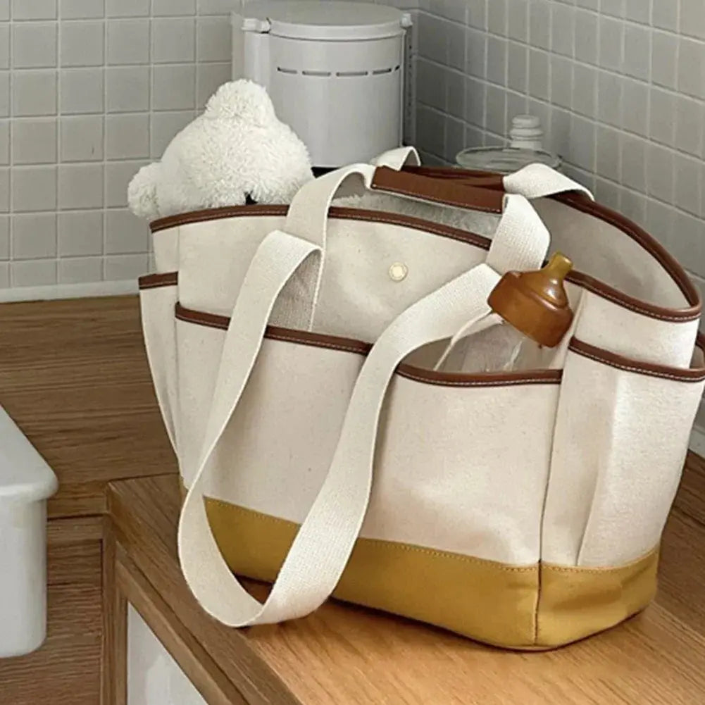 Sac à Langer Bébé - Tote Beige Mom BAGS™